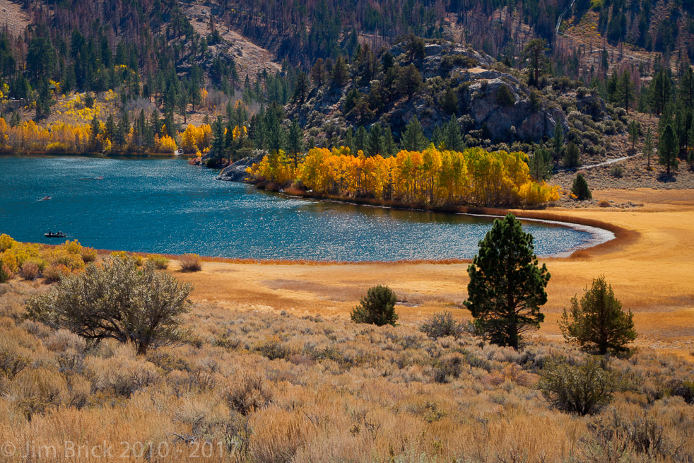 West end of Gull Lake, on the June Lake Loop