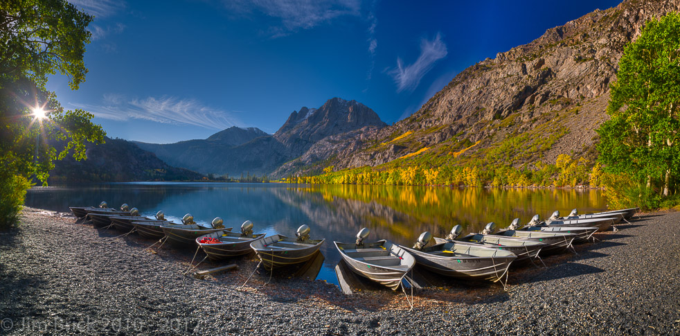Silver Lake sunrise, 35 image HDR panorama